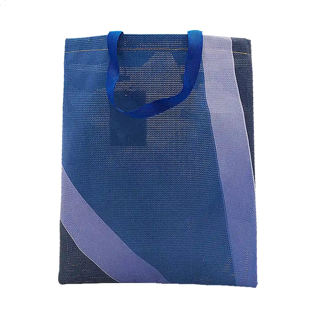 Jack Tote Bag 1023 by ReCreate, made from micro-perforated reclaimed banner with two inner pockets and hand or shoulder carry. - front