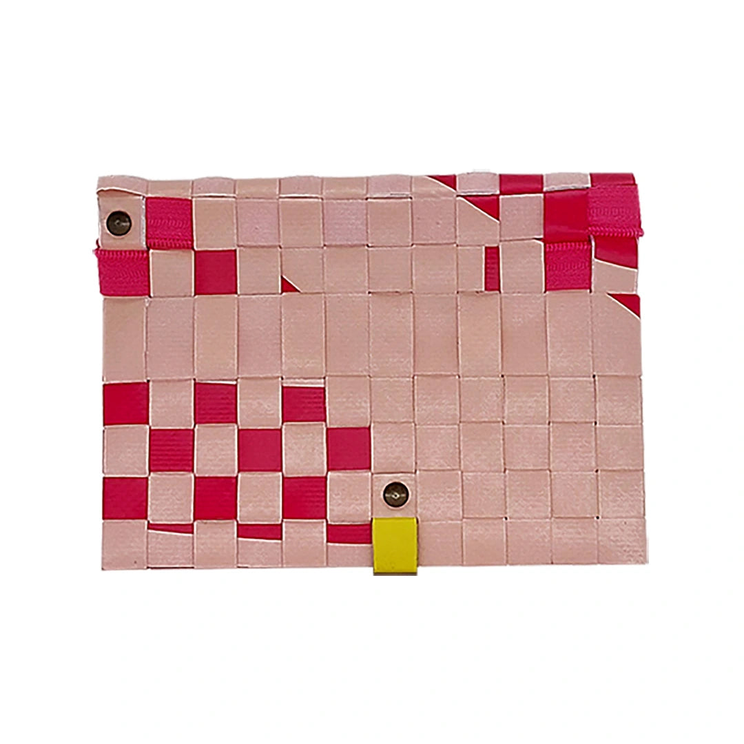 Katie Wallet 225 is a versatile ReCreate wallet made from reclaimed advertising banner, with space for documents, money and a small notebook. - back